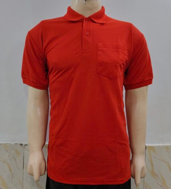 Custom Red Polo T-shirts